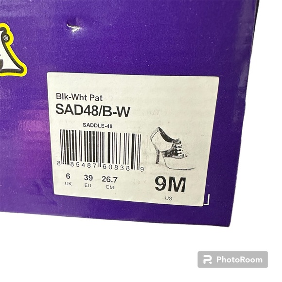 50’s saddle shoes black/white heels - Picture 2 of 4